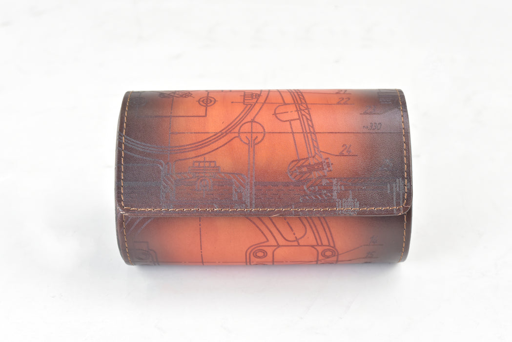 XCHOIX Genuine leather watch box 2W-TG-L